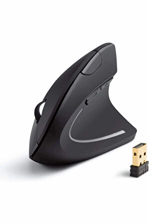 Kablosuz Vertical Mouse 1600dpı Ergonomik Dikey Mouse