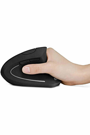 Kablosuz Vertical Mouse 1600dpı Ergonomik Dikey Mouse