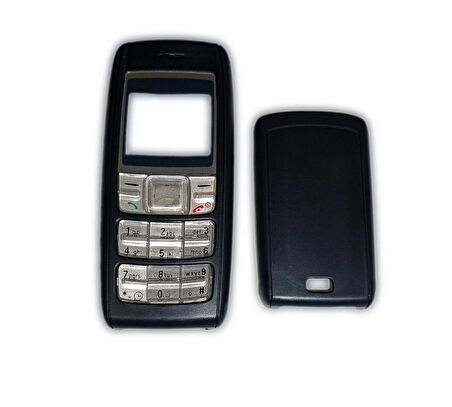 Nokia 1600 Kapak Nokia 1600 uyumlu Siyah ön Kapak Arka Kapak Tuş Takımı