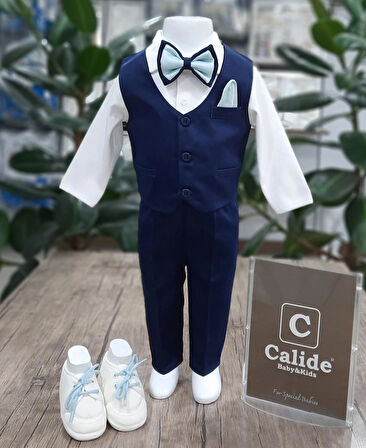 Erkek Bebek Kravat-papyonlu Mevlüt Takımı / Mevlütlük Takım