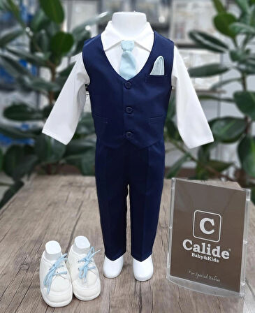 Erkek Bebek Kravat-papyonlu Mevlüt Takımı / Mevlütlük Takım