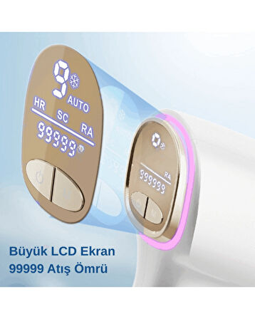 pure es IPL Buz Başlıklı Ağrısız Lazer Epilasyon Cihazı
