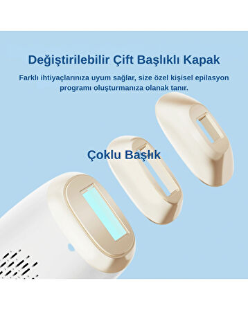 pure es IPL Buz Başlıklı Ağrısız Lazer Epilasyon Cihazı