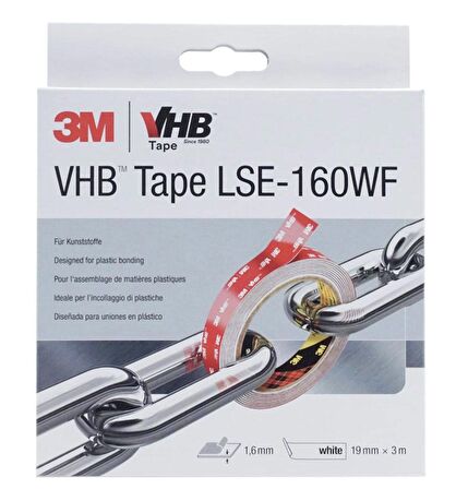 3M LSE160WF VHB BANT 19MM*3MT