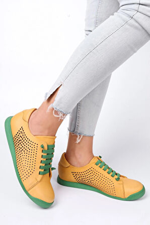 HAKİKİ DERİ ORTOPEDİK TERMO TABAN GÜNLÜK NEFES ALAN CASUAL AYAKKABI 7602