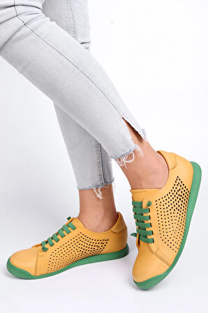 HAKİKİ DERİ ORTOPEDİK TERMO TABAN GÜNLÜK NEFES ALAN CASUAL AYAKKABI 7602