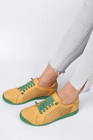 HAKİKİ DERİ ORTOPEDİK TERMO TABAN GÜNLÜK NEFES ALAN CASUAL AYAKKABI 7602