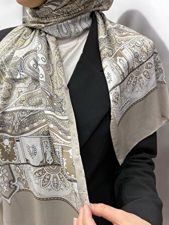 ARMANDA ETHNIC VUAL ŞAL - BEJ - 4456-03