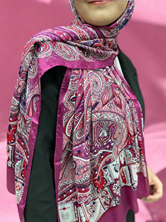 ARMANDA ETHNIC VUAL ŞAL - PEMBE - 4456-13