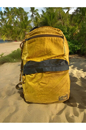 Kaliteli Vintage Salaş Disayn Günlük Sırt Gezi Okul Kamp Çantası 28cm X 45cm