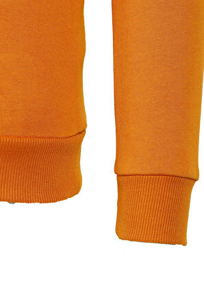 Erkek Hardal Yüksek Dokumalı Slim Fit Bisiklet Yaka Şardonlu SweatShirt NCS JEANS 1604