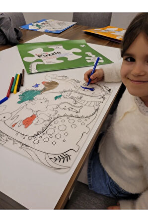 Funny Mat Washable Puzzle - Sevimli Dostlar