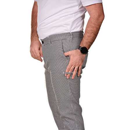 Formteks Likralı Aşçı Pantolon Pötikare