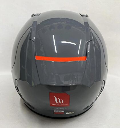 MT Kask Mt Revenge 2 S A12 Motosiklet Kaskı Parlak Gri L