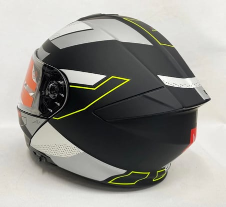 Kask Mt Genesis Sv Talo B2 Çene Açılır Motosiklet Kaskı Mat Siyah - Sarı M