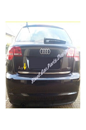 Audi A3 Krom Bagaj Alt Çıtası 2004-2013 Paslanmaz Çelik (sport)