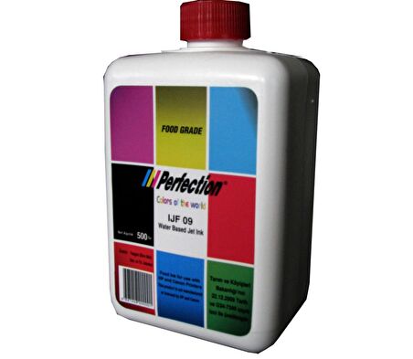 Perfection Pasta Yazıcıları İçin Yenilebilir Gıda Mürekkebi 500 ML Kırmızı