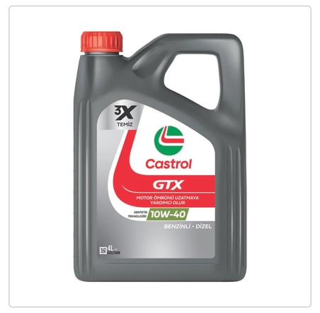 CASTROL GTX 10W-40 4 Litre H TU Motor Yağı