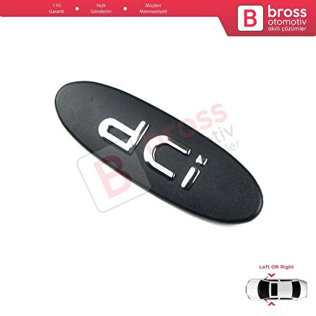 Renault Clio MK2 Kangoo MK1 1997-2009 8200083505 İçin Siyah dCi Sağ veya Sol Kapı Bandı Çıta Yazısı