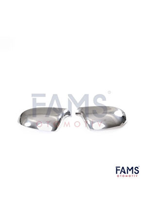 Audi A5 Krom Ayna Kapağı 2 Parça 2007-2010 Arası Paslanmaz Çelik