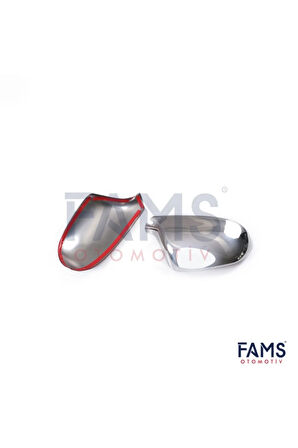 Audi A5 Krom Ayna Kapağı 2 Parça 2007-2010 Arası Paslanmaz Çelik