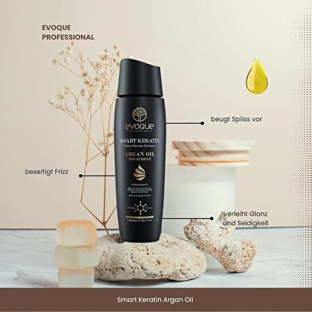 Evoque Smart Keratin Saf Ve Organik Argan Yağı 100 Ml