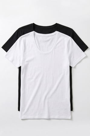 Öts 6'lı Erkek T-Shirt Açık Yaka Yarım Kollu (%100 Pamuk)