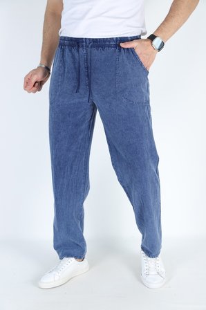 Toprak Erkek Hambez Lastikli Rahat Kalıp Pamuk Eşofman Alt Pantalon