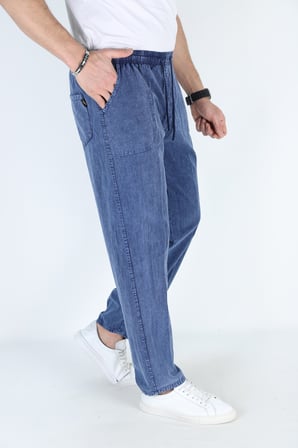 Toprak Erkek Hambez Lastikli Rahat Kalıp Pamuk Eşofman Alt Pantalon