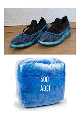 Galoş Mavi 500 adet/paket çift lastik - kalın tip