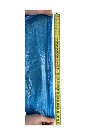 Galoş Mavi 500 adet/paket çift lastik - kalın tip