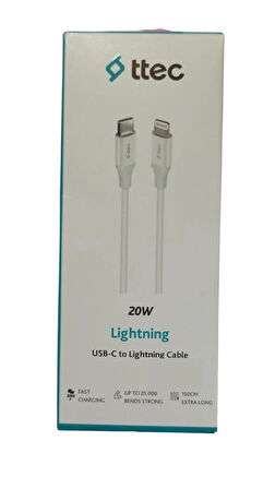 TTEC Lightning USB-C 20w kablo