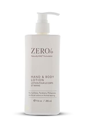 ZERO /o Hand & Body Lotion 285ml 9,6 Fl Oz