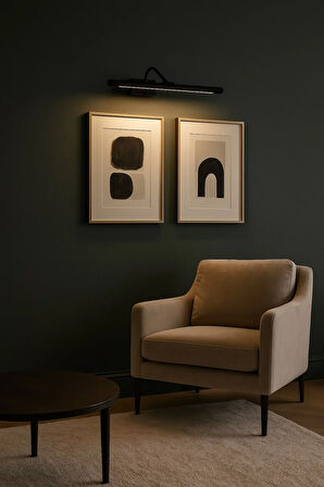 Modesco Warsaw 45 Cm Dekoratif Şarjlı Led Tablo - Ayna Aplik