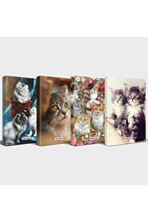 Kedili Defter Seti - 4 Defter V2