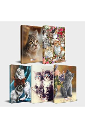 Kedili Defter Seti - 5 Defter V2