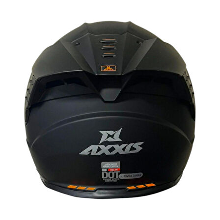 Axxis Kapalı Kask Hawk A1 Mat Siyah