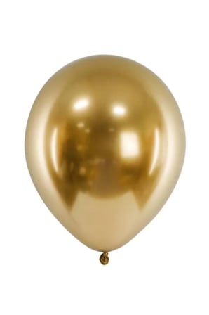 12 inç Gold renk 25 li Krom-Mirror-Aynalı Dekorasyon Balonu
