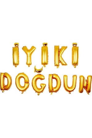 İyi Ki Doğdun Gold Folyo Balon 30 Cm