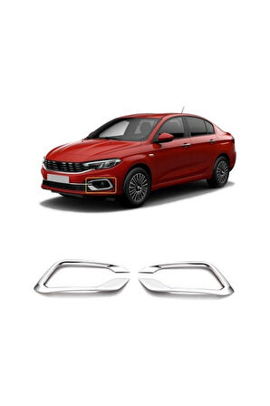 Fiat Egea Sedan Uyumlu Krom Sis Çerçevesi 2 Prç. 2020 Üzeri