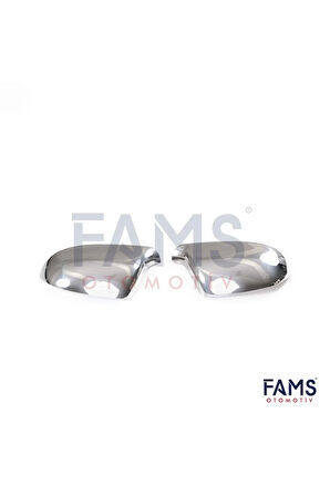 Audi A6 Krom Ayna Kapağı 2 Parça 2008-2011 Arası Paslanmaz Çelik