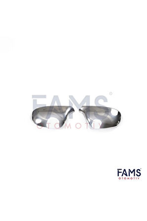 Audi A6 Krom Ayna Kapağı 2 Parça 2008-2011 Arası Paslanmaz Çelik