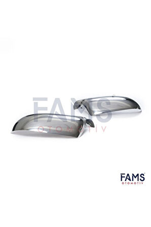 Audi A6 Krom Ayna Kapağı 2 Parça 2008-2011 Arası Paslanmaz Çelik