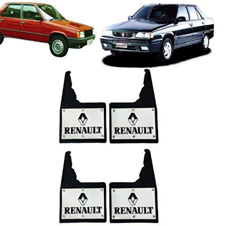 Renault 9 Broadway Spring Fairway Uyumlu 4 lü Ön-Arka Perçinli Paçalık Tozluk Çamurluk REN1RX021YD