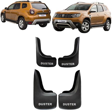 Dacia Duster 2017 Sonrası 4'lü Ön/Arka Paçalık Çamurluk Tozluk DAC1BX012YD