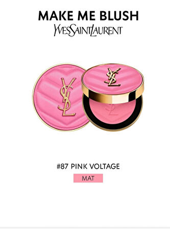 Yves Saint Laurent make me blush pudra allık 87 pink voltage