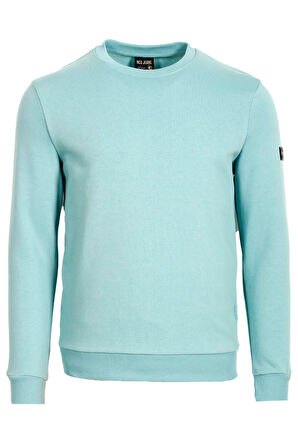 Mavi Erkek Sweatshirt Bisiklet Yaka 3 İplik Yıkamalı Slim Fit Sweatshirt NCS JEANS 1617