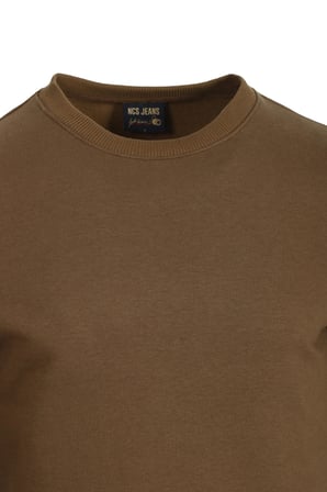 Vizon Erkek Sweatshirt Bisiklet Yaka 3 İplik Yıkamalı Slim Fit Sweatshirt NCS JEANS 1617
