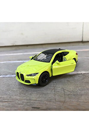 Welly Bmw M4 1/36 Ölçek Diecast Metal Araba Model Araba Oyunca Araba 12 Cm