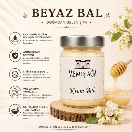 Beyaz Krem Balı 360 G